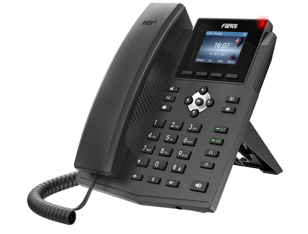 Fanvil X3S / X3SP (الإصدار الجديد) – هاتف IP ذكي بشاشة ملونة وصوت عالي الدقة