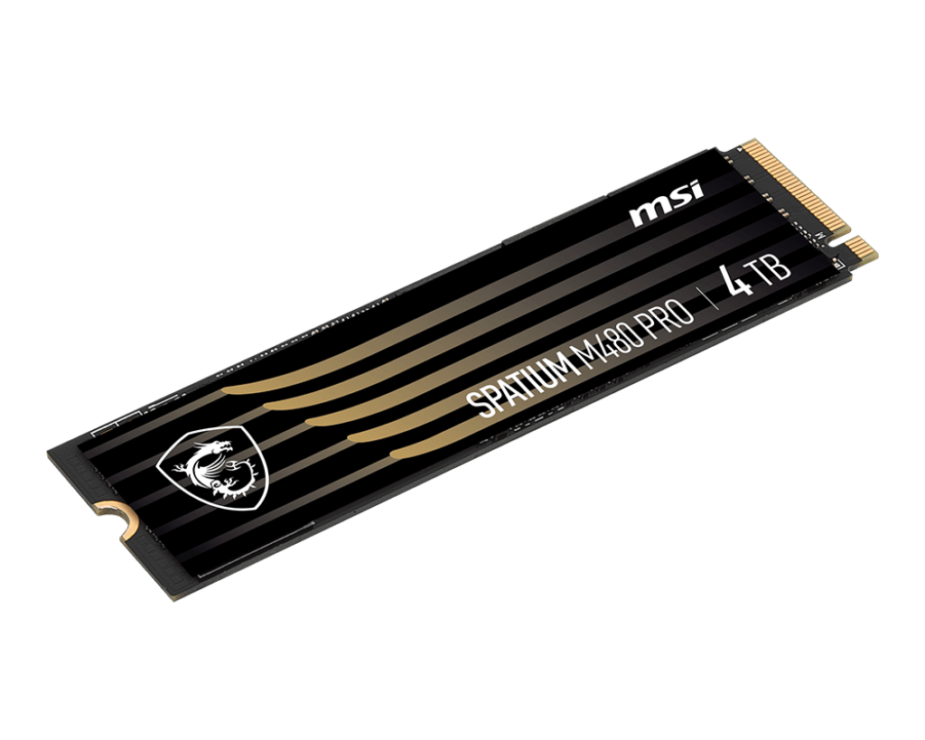 MSI SPATIUM M480 Pro PCIe 4.0 NVMe M.2 1TB - وحدة تخزين ام اس اي