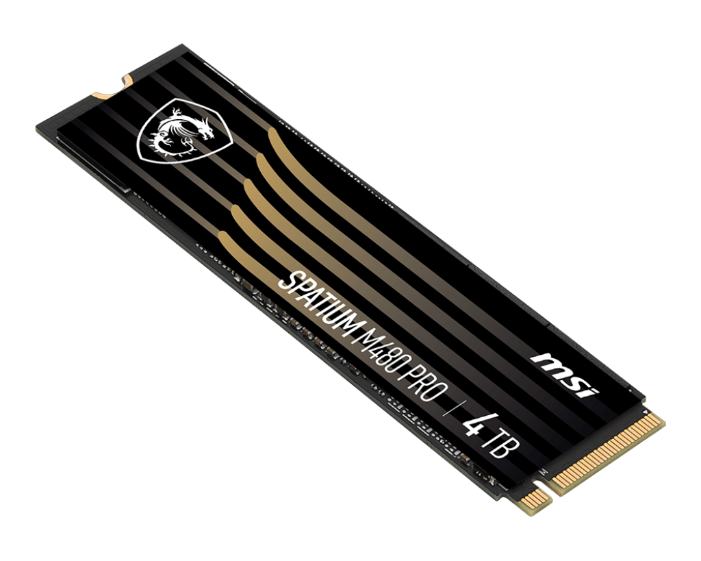 MSI SPATIUM M480 Pro PCIe 4.0 NVMe M.2 1TB - وحدة تخزين ام اس اي