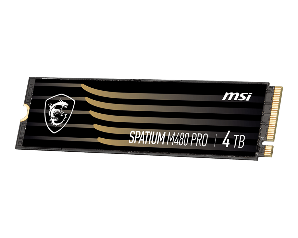 MSI SPATIUM M480 Pro PCIe 4.0 NVMe M.2 1TB - وحدة تخزين ام اس اي