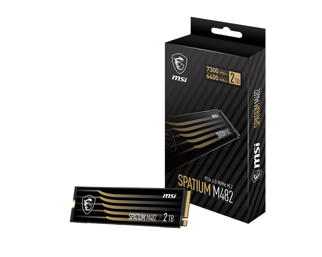 MSI SPATIUM M461 PCIe 4.0 NVMe M.2 2TB- وحدة تخزين ام اس اي
