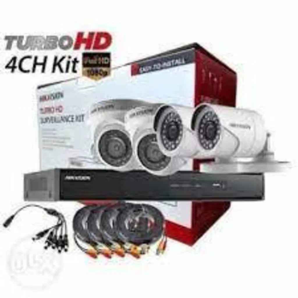 DS-J242 - كيت مجموعة 4 كاميرات 2خارجي2داخلي هايك فيجن Analog
