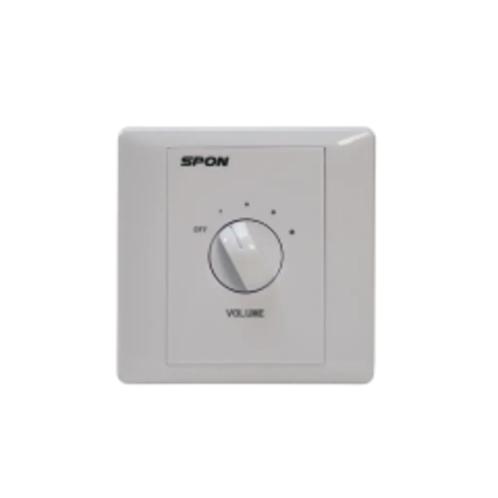 NAC-24F - مفتاح تحكم بمستوى الصوت جداري 120 وات سبون مع 24فولت ريلاي - SafeBox Company - شركة الصندوق الامن