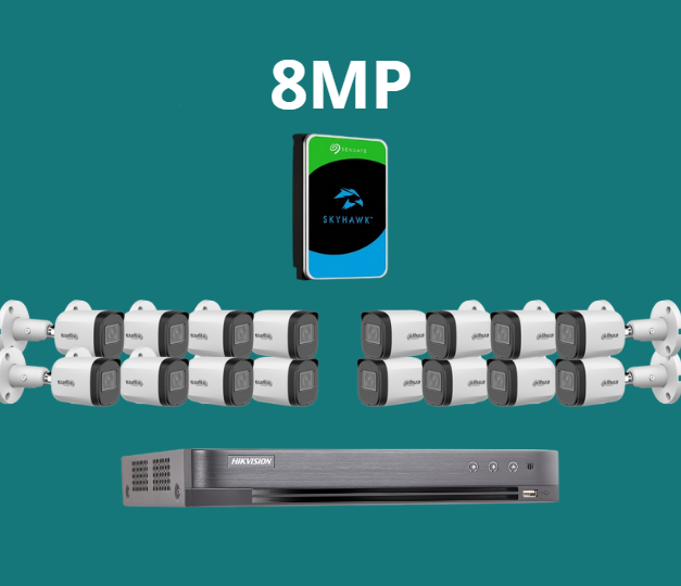 بكجات Dahua أنالوج بدقة 8MP (4K)