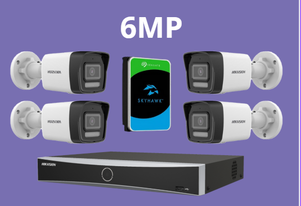 بكجات HIKVISON ايبي بدقة 6MP