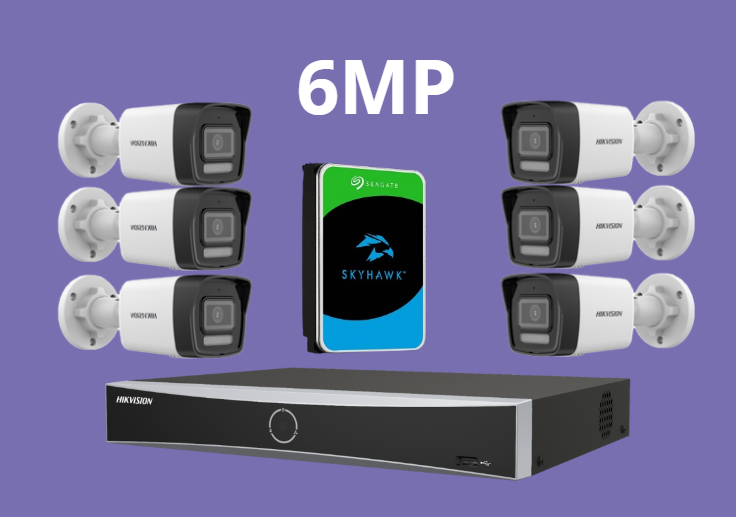 بكجات HIKVISON ايبي بدقة 6MP