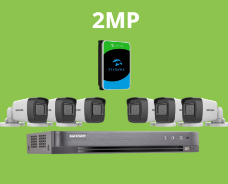 بكجات HIKVISON أنالوج بدقة 2MP