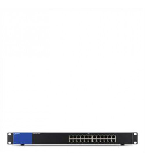 LINKSYS LGS124 24-PORT RACKMOUNT BUSINESS GIGABIT SWITCH