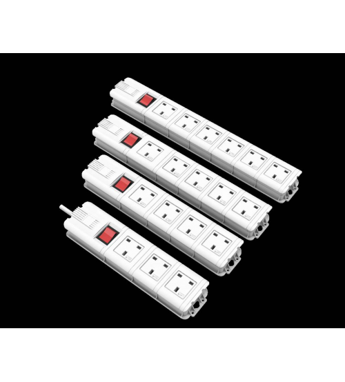 EXT.SKT.6 Way UK Socket 3mtrs UK Plug
