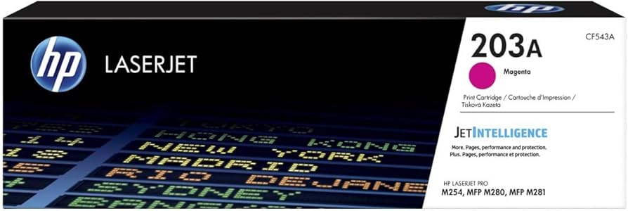 CF543A - خرطوشة حبر ملونة - SafeBox Company - شركة الصندوق الامن