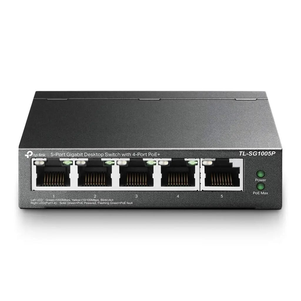POE SWITCH 4PORT - سويتش - SafeBox Company - شركة الصندوق الامن