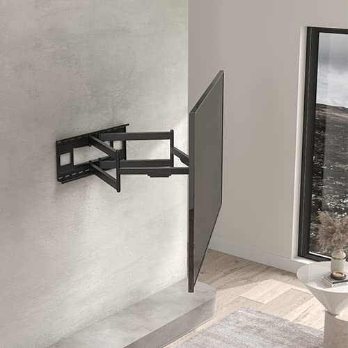 حامل تلفزيون جداري متحرك بذراع طويلة – احترافية وثبات - HEAVY-DUTY FULL-MOTION TV WALL MOUNT WITH LONG ARM EXTENSION HAM-1075