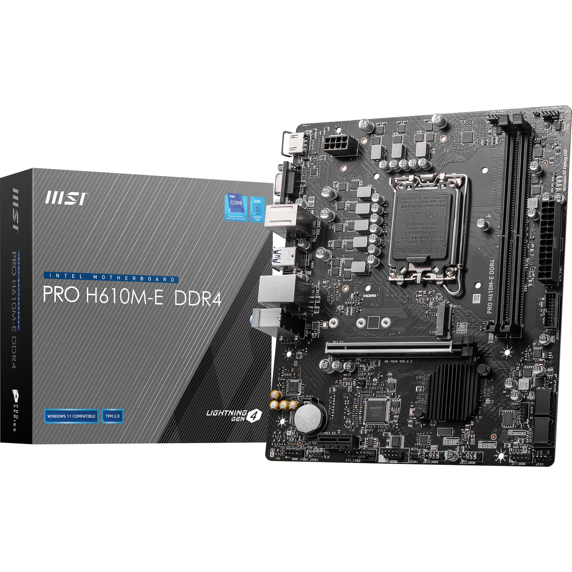 MSI PRO H610M-E DDR4 - ماذربورد ام اس اي