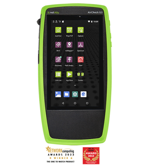 جهاز فحص شبكات WiFi NetAlly AirCheck™ G3 Pro