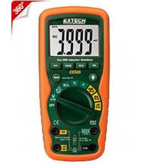EX505: 11 Function Heavy Duty True RMS Industrial MultiMeter
