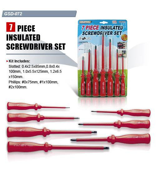 طقم مفكات GOLDTOOL GSD-072