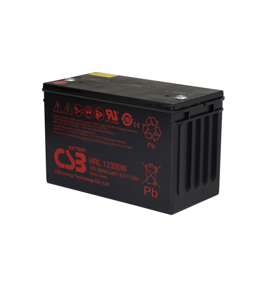 بطارية CSB HRL12390WFR، 12 فولت، 97 أمبير ساعة