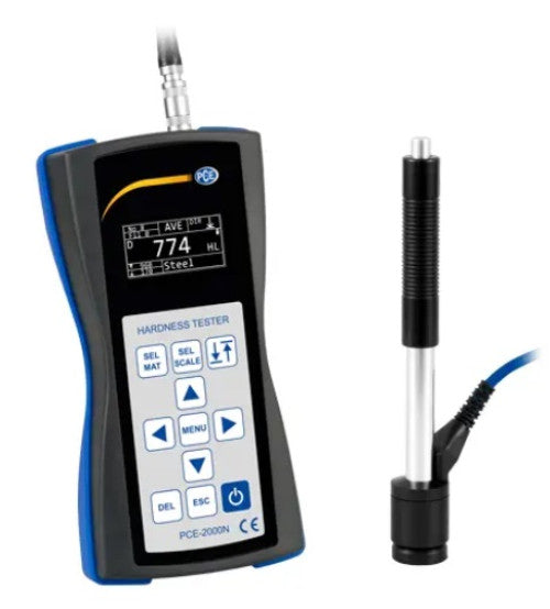 جهاز اختبار صلادة معادن بطريقة Leeb PCE Instruments PCE-2000N