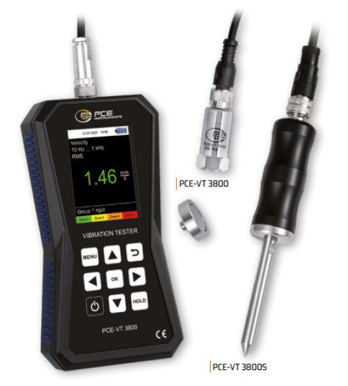 جهاز قياس اهتزاز PCE Instruments PCE-VT 3800 / PCE-VT 3800S