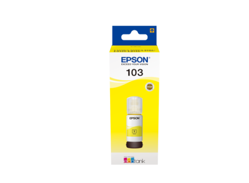 103 EcoTank Yellow Ink Bottle Yield 7,500 - SafeBox Company - شركة الصندوق الامن