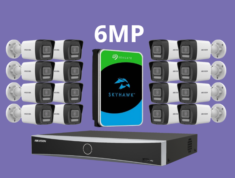 بكجات HIKVISON ايبي بدقة 6MP