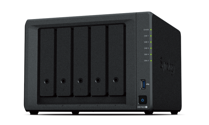DS1522+ - NAS مرن للاستخدامات المتنوعة - SafeBox Company - شركة الصندوق الامن