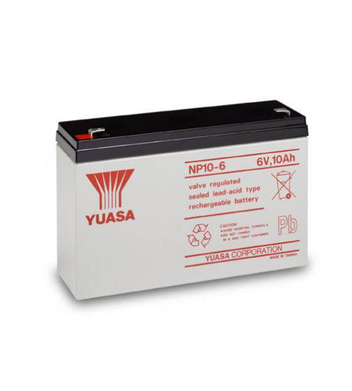 بطارية YUASA NP10-6 6 فولت 10 أمبير ساعة
