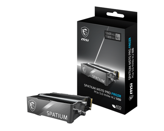 MSI SPATIUM M570 PRO PCIe 5.0 NVMe M.2 2TB FROZR - مبرد مائي ام اس اي