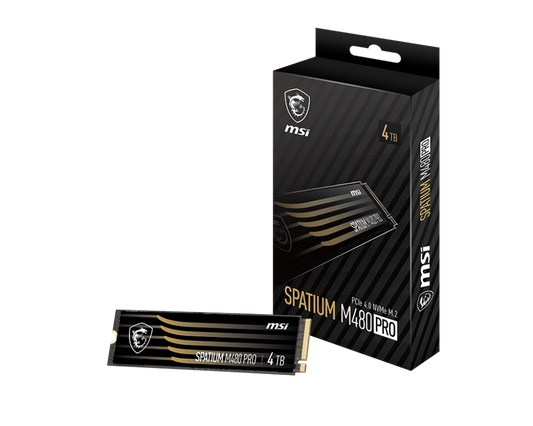 MSI SPATIUM M480 Pro PCIe 4.0 NVMe M.2 1TB - وحدة تخزين  ام اس اي