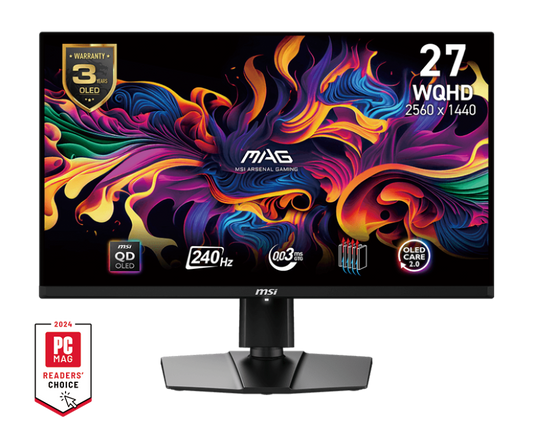 GAMING MONITOR MAG 271QPX QD-OLED E2- شاشة قيمينج  ام اس اي