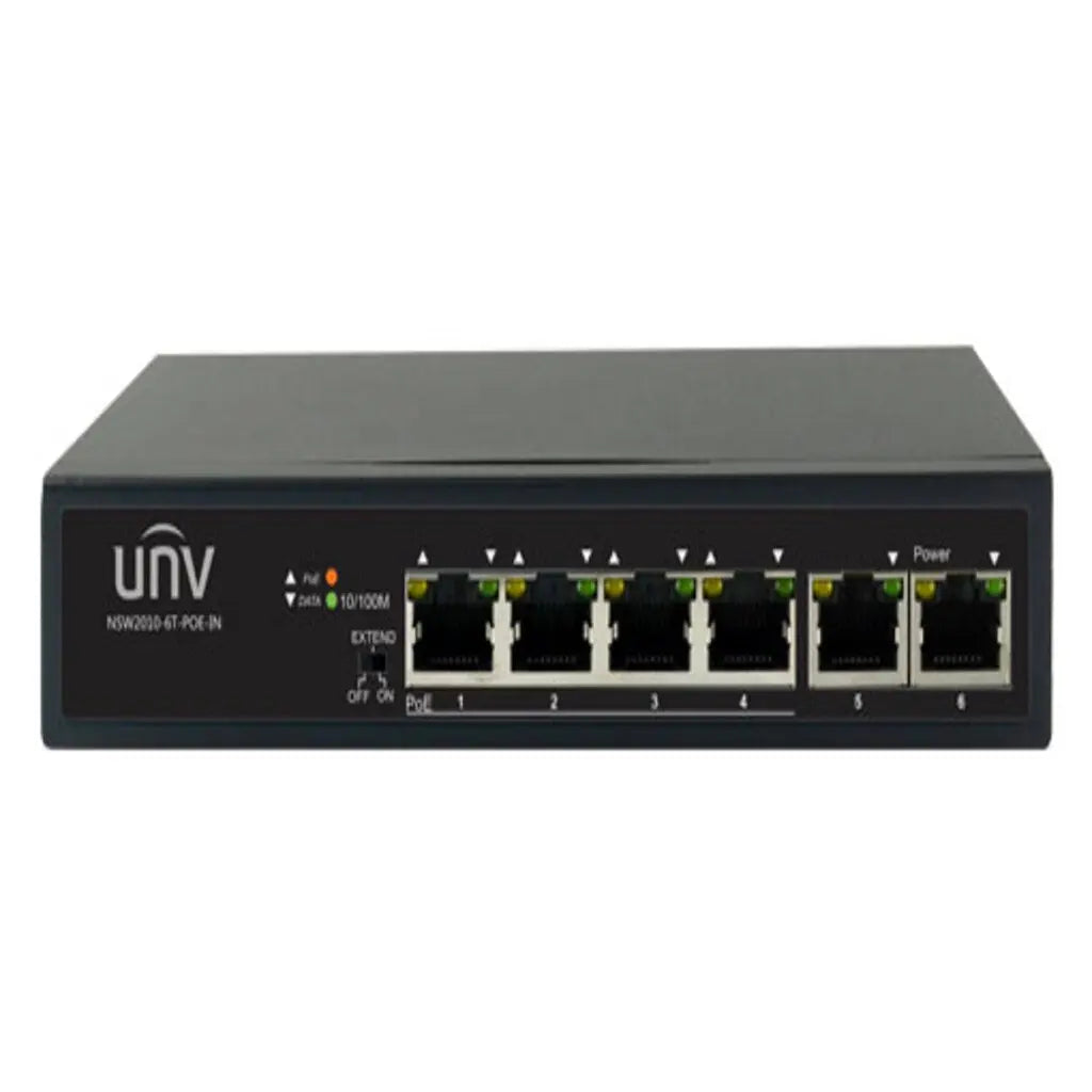 NSW2010-6T-POE-IN - سويتش 4 مداخل يوني فيو - SafeBox Company - شركة الصندوق الامن