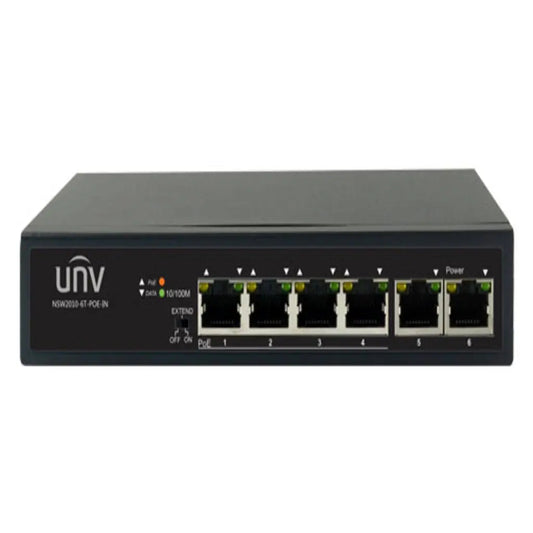 NSW2010-6T-POE-IN - سويتش 4 مداخل يوني فيو - SafeBox Company - شركة الصندوق الامن