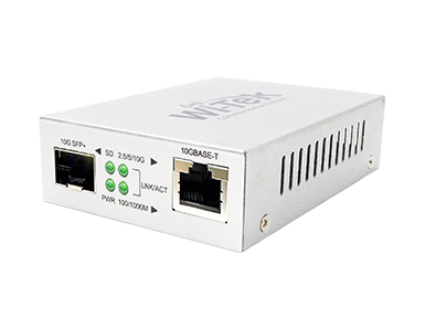 محول ألياف بصرية Wi-Tek WI-MC301 - متعدد السرعات حتى 10Gbps مع SFP+