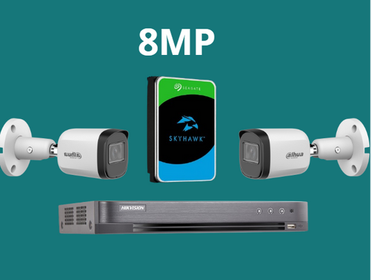 بكجات Dahua أنالوج بدقة 8MP (4K)