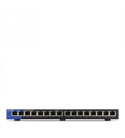 LINKSYS LGS116 16-PORT DESKTOP BUSINESS GIGABIT SWITCH