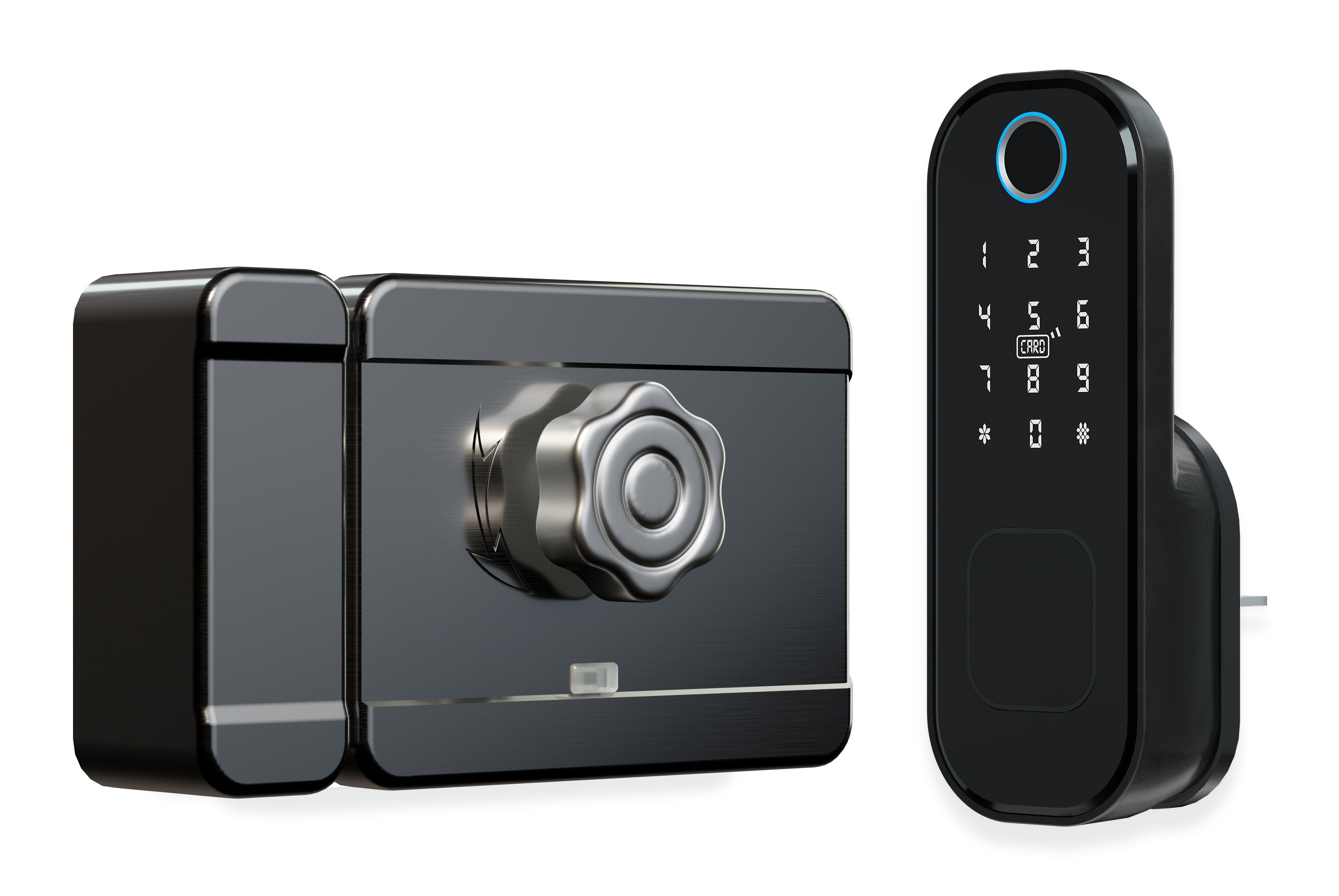 ENOX R5 Smart Lock  - إينوكس كيلون قفل إلكتروني ذكي للأبواب الحديد - SafeBox Company - شركة الصندوق الامن