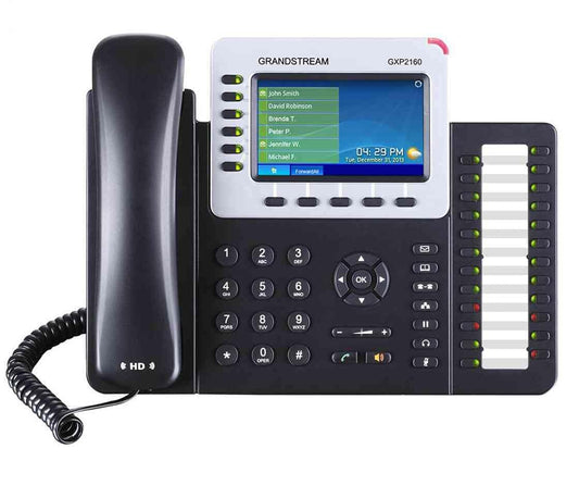 GXP2160 - هاتف IP مع واجهة مستخدم محسنة.