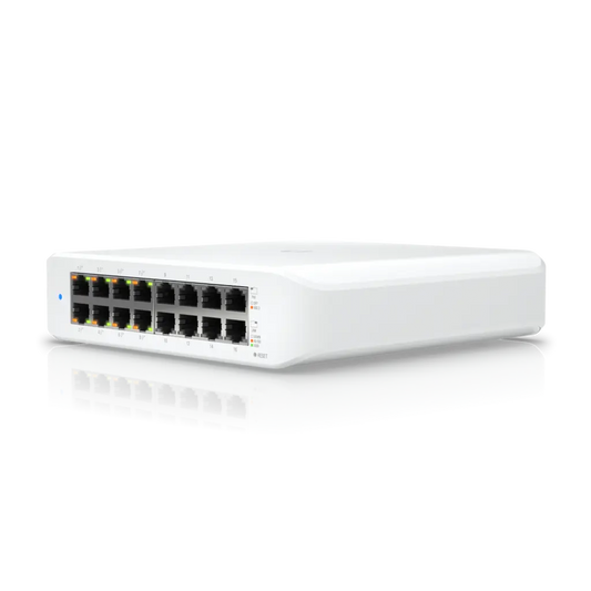USW-LITE-16-POE - سويتش 16 مدخل يوبي كيويتي - SafeBox Company - شركة الصندوق الامن