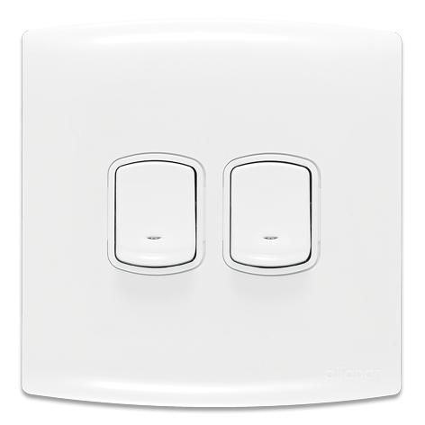 20 Amp Double Double Pole Switch 7x7