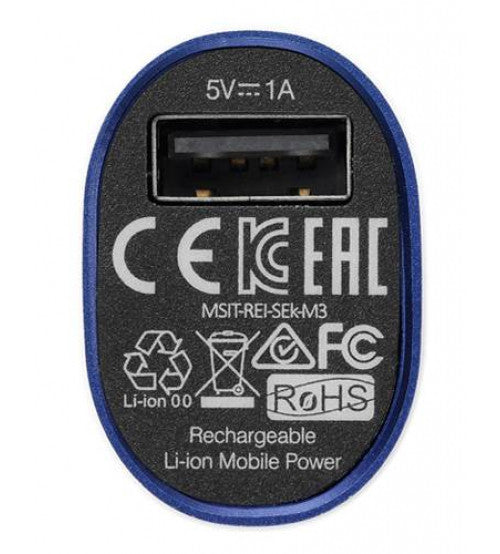 APC Mobile Power Pack, 3000mAh Li-ion cylinder, Blue ( EMEA/CIS/MEA)