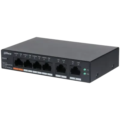DH-CS4006-4ET-60-موزع شبكات كلاود 6 مخارج يدعم الي 250 متر - SafeBox Company - شركة الصندوق الامن