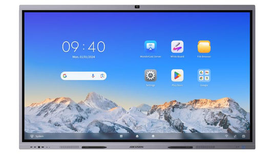 DS-D5C98RB/B - Hikvision 98", 4K, Android 13.0,memory 8GB, build-in 128GB storage + DS-D5ABKY2-M - SafeBox Company - شركة الصندوق الامن