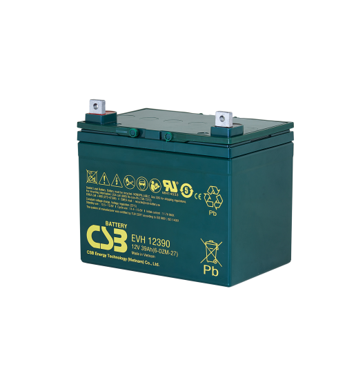 بطارية CSB EVH12390، 12 فولت، 39 أمبير ساعة