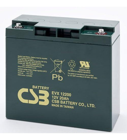 بطارية CSB EVX12200، 12 فولت، 20 أمبير ساعة