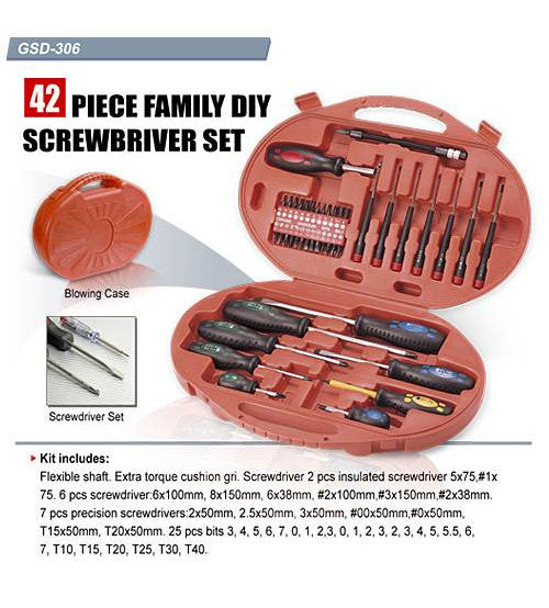 طقم مفكات GOLDTOOL GSD-306