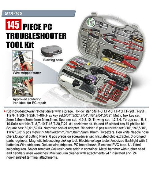 طقم أدوات فنية GOLDTOOL GTK-145B