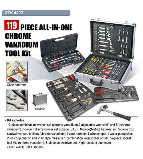 طقم أدوات فنية GOLDTOOL GTK-5000