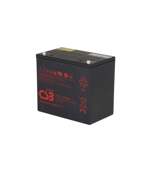 بطارية CSB HRL12200WFR، 12 فولت، 50 أمبير ساعة