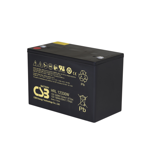 بطارية CSB HRL12330WFR، 12 فولت، 82 أمبير ساعة