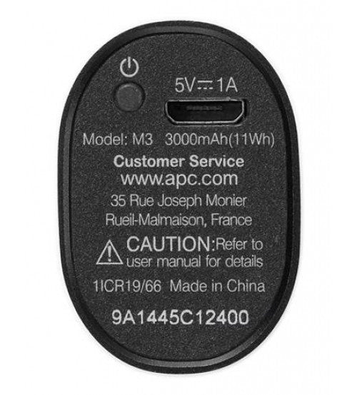APC Mobile Power Pack, 3000mAh Li-ion cylinder, Black ( EMEA/CIS/MEA)